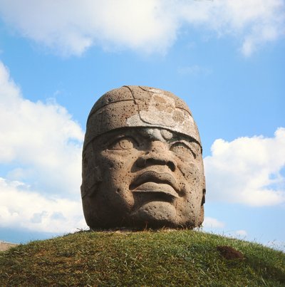 Giant head, Olmec Culture by Pre Columbian